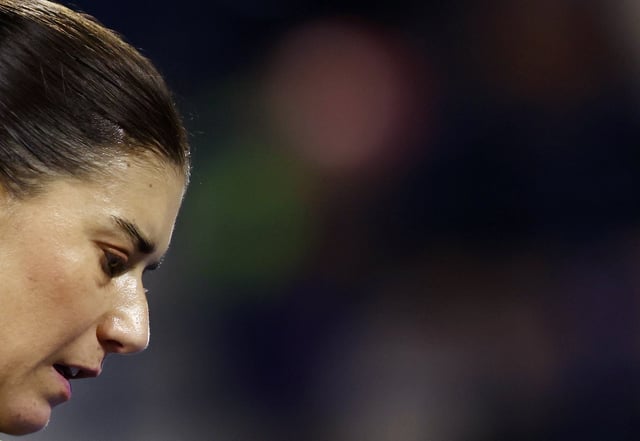 Tennis - Dubai Championships - Dubai Tennis Stadium, Dubai, United Arab Emirates - February 20, 2025 Romania's Sorana Cirstea during quarter final match against Czech Republic's Karolina Muchova REUTERS/Amr Alfiky/File photo
