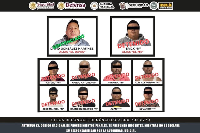 Foto: Fiscalía General de Justicia del Estado de México.