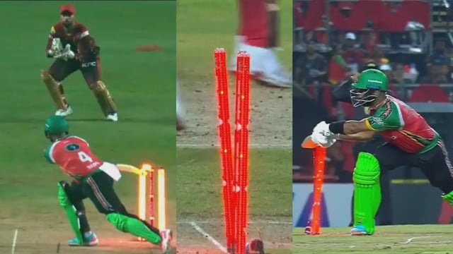 Shai Hope's bizarre dismissal | Image: X/@CPL