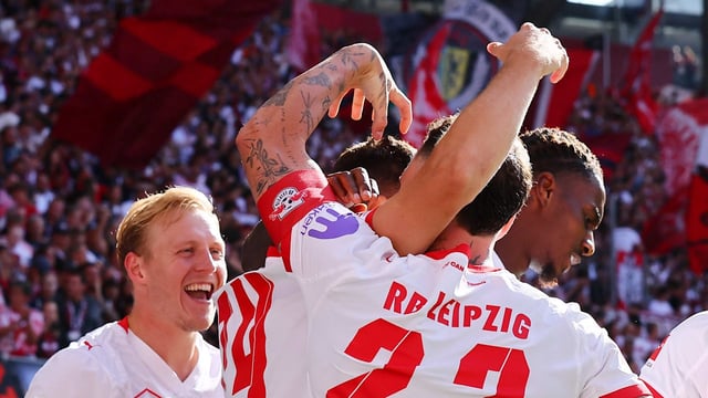 Es war nicht alles perfekt, aber immerhin ist der erste Sieg für RB Leipzig im Kasten.