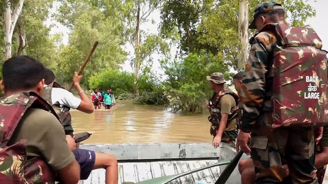 Relief and rescue operations by the Army, NDRF, BSF, Punjab Police and district authorities continue on a war footing in the affected areas.