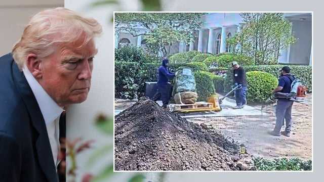 US-Präsident Donald Trump hat Mitarbeiter einer Gartenfirma gefeuert.