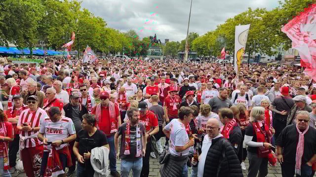 Großdemo des FC Köln