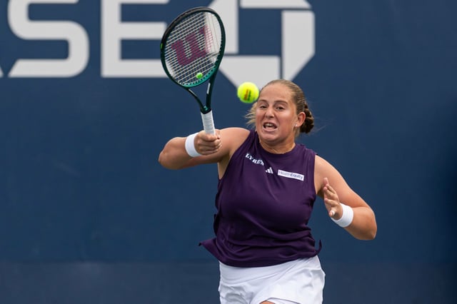 Jelena Ostapenko bei den US Open
