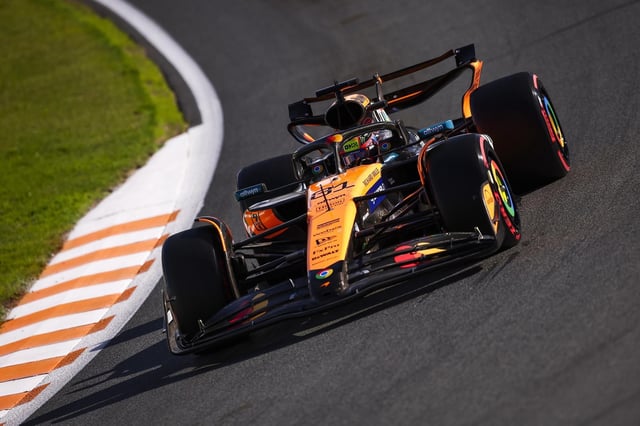 El piloto australiano Oscar Piastri (McLaren) durante el GP de los Países Bajos.