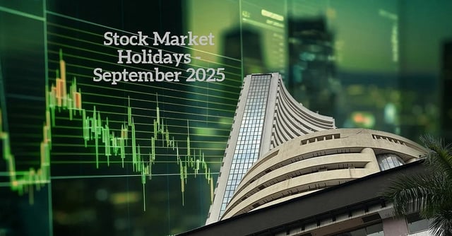 NSE Holidays September 2025