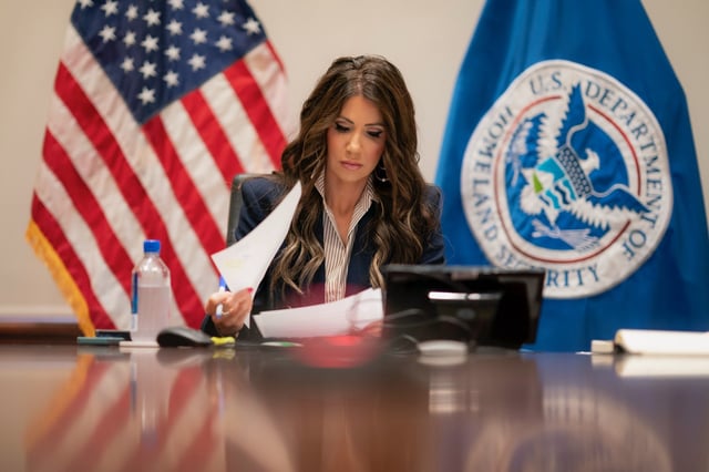 Foto: @Sec_Noem en X.