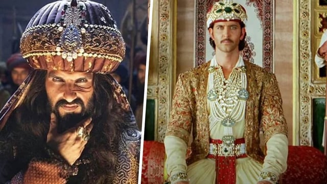 Ranveer Singh as Khilji, Hrithik Roshan as Akbar  | Image: IMDb