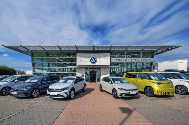 Volkswagenzentrum, Kempten, Allgäu, Bayern, Deutschland, Europa