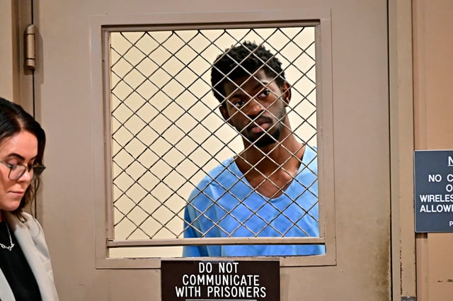VAN NUYS, CALIFORNIA - AUGUST 25:  Rapper Lil Nas X, alongside his attorney Christy O'Connor (L), attends his arraignment at Los Angeles Superior Court on August 25, 2025 in Van Nuys, California.  According to media reports, Lil Nas X has been charged with four felonies, including battery with injury to a police officer. A nearly naked Lil Nas X was picked up by police on August 21 after being found wandering through Los Angeles in just his underwear and a pair of white cowboy boots. (Photo by Frederic J. Brown-Pool/Getty Images)