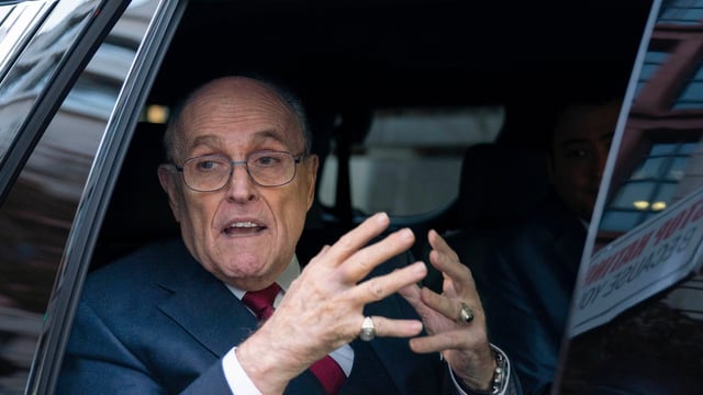 New Hampshire State Police identified Lauren Kemp, 19, as the driver in a crash that injured Rudy Guiliani and two others. (AP Photo/Jose Luis Magana)