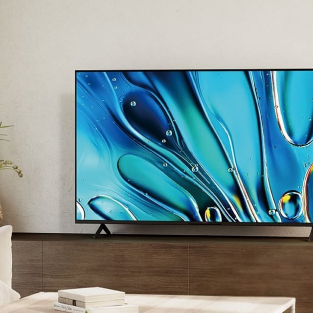 This TV runs on Google TV, giving you access to thousands of apps and Google Assistant for voice commands.