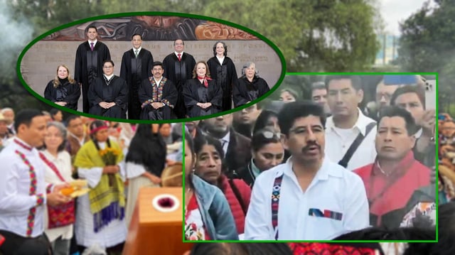 Hugo Aguilar promete una Suprema Corte guiada por el servicio al pueblo. FOTO: Especial