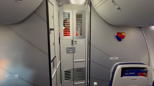 Southwest Airlines’ newest jets are now flying with a barrier that can protect the cockpit when pilots need to open the door during flight.