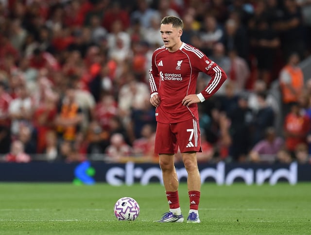 Soccer Football - Premier League - Liverpool v AFC Bournemouth - Anfield, Liverpool, Britain - August 15, 2025 Liverpool's Florian Wirtz is pictured after AFC Bournemouth's Antoine Semenyo scores their second goal REUTERS/Peter Powell/File Photo