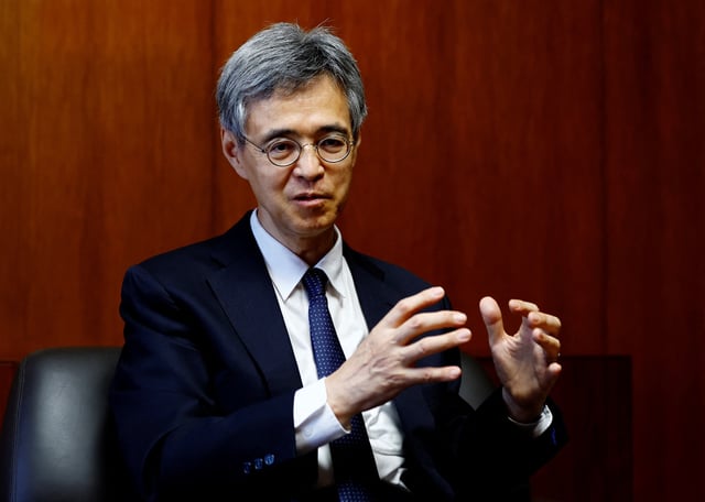 Bank of Japan Deputy Governor Ryozo Himino speaks during an interview with Reuters in Tokyo, Japan, June 28, 2023. REUTERS/Kim Kyung-Hoon/File Photo