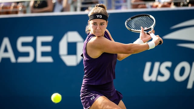 Tennisspielerin Karolina Muchova sah ihren Ex-Freund im Publikum und war kurz erschüttert.