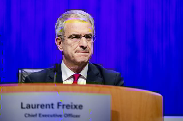 Le directeur général du géant suisse de l’agroalimentaire Nestlé, Laurent Freixe (ici le 16 avril 2025) a été licencié lundi 1er septembre pour cause de « relation amoureuse non déclarée avec une subordonnée directe ».