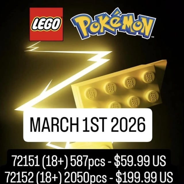 Der Leak verspricht ein XXL-Pokémon-Lego-Set, das eines der teuersten Sets wird.