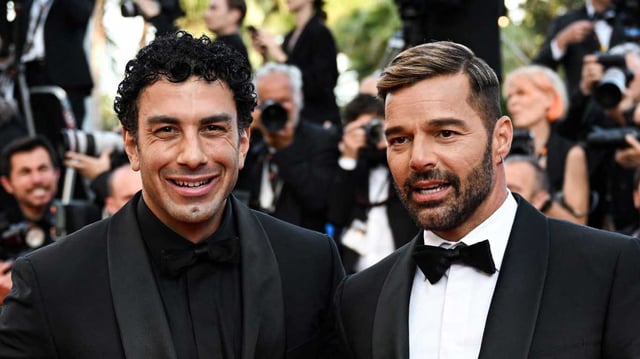 Jwan Yosef and Ricky Martin share an 'extremely lovely' experience co-parenting their children. (CHRISTOPHE SIMON/AFP via Getty Images)