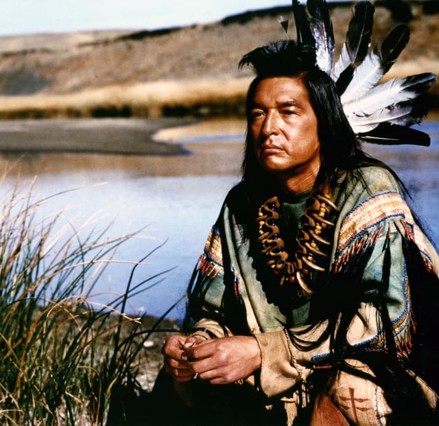 Graham Greene dans «Danse avec les loups» en 1991.