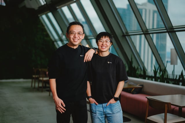 Kite cofouders Scott Shi (left) and Chi Zhang.