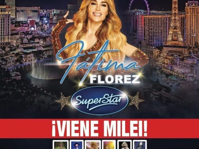 El anuncio sobre la presentación de Fátima Florez en Las Vegas, adonde Milei pensaba viajar para verla, este viernes 5.