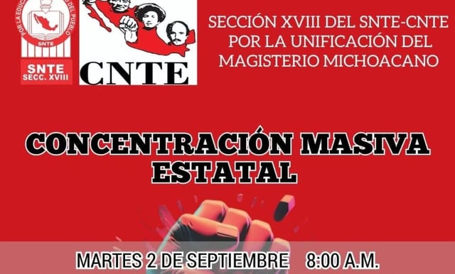 Amaga personal de apoyo a la educación con protesta en SEE este martes