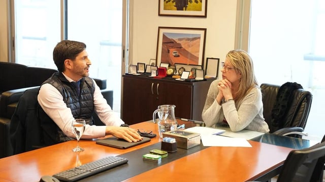  El gobernador Maximiliano Pullaro con la secretaria de Seguridad Pública de Nación Alejandra Monteoliva