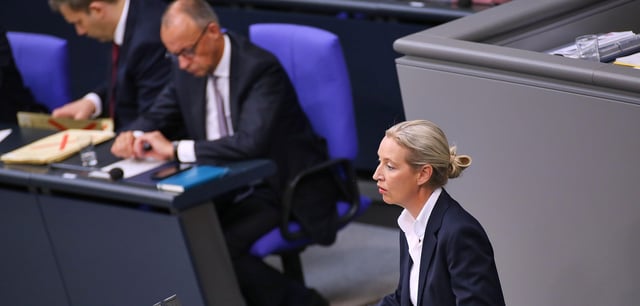 AfD-Chefin Alice Weidel im Bundestag
