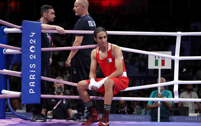 Imane Khelif. (Richard Pelham/Getty Images)