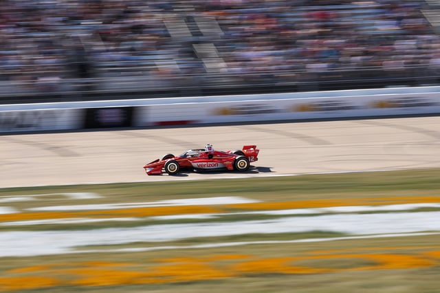 Aug 31, 2025; Lebanon, Tennessee, USA;  Team Penske driver Will Power (12) of Australia during the Borchetta Bourbon Music City Grand Prix at Nashville Superspeedway. Mandatory Credit: Randy Sartin-Imagn Images/ File Photo