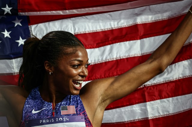 Gabby Thomas won gold in the Paris 2024 Olympic Games but will miss the World Championships
