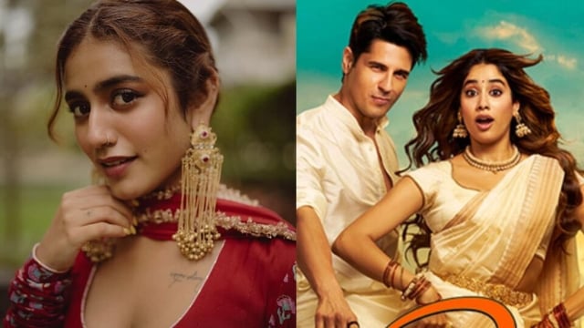Priya Varrier was spotted as a background extra in Sidharth Malhotra and Janhvi Kapoor's Param Sundari. 
