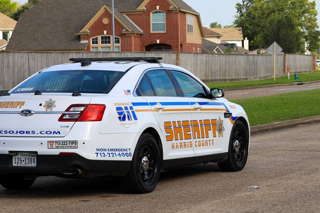 Harris County Sheriff's Office car.