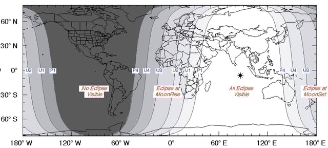 The Sept. 7 total lunar eclipse will be visible in Europe, Africa, Asia and Australia.