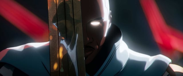 Blade Knight (voiced by Todd WIlliams)  in Marvel Television's MARVEL ZOMBIES exclusively on Disney+. Photo courtesy of Marvel Television. © 2025 MARVEL.