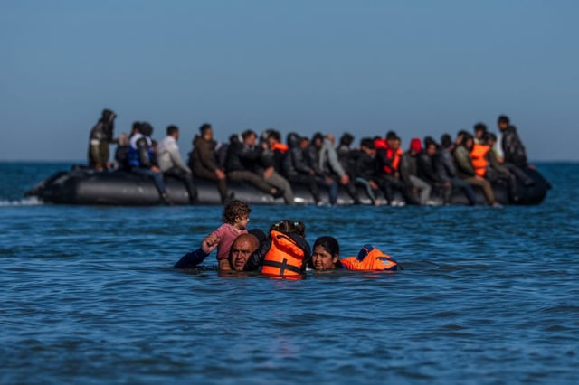 Sir Keir Starmer is looking at digital ID cards to address the 'pull factors' that attract migrants to cross the Channel (Carl Court/Getty Images)