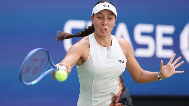 Erste im Halbfinale Jessica Pegula aus den USA