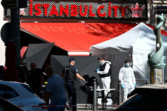 The attacker injured five people in central Marseille