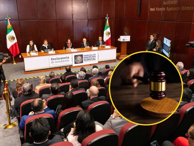 Se instala el nuevo Tribunal de Disciplina Judicial y lanza advertencia de cárcel para jueces corruptos. | Crédito: X @rosaicela_