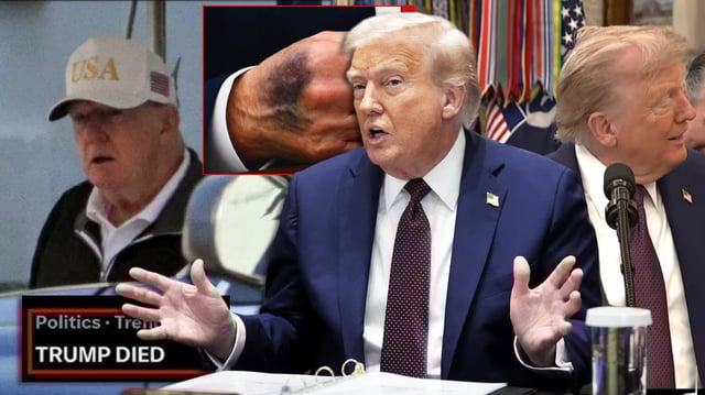 Trump jura que “no había visto” rumores de su muerte durante el fin de semana: “Por eso no tienen credibilidad”. FOTO: Especial