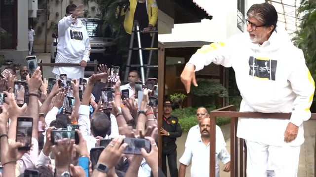 Amitabh Bachchan Greets Sea Of Fans Outside Jalsa, Shares Heartwarming Video Signing Autographs - WATCH