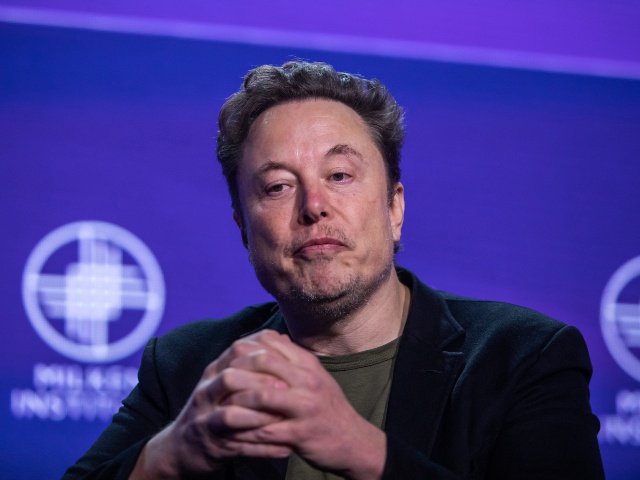 BEVERLY HILLS, CALIFORNIA - MAY 6: Elon Musk, co-founder of Tesla and SpaceX and owner of X Holdings Corp., speaks at the Milken Institute's Global Conference at the Beverly Hilton Hotel,on May 6, 2024 in Beverly Hills, California. The 27th annual global conference explores various topics, from the rise of generative AI to electric vehicle trends and features participants, soccer star David Beckham and actor Ashton Kutcher. (Photo by Apu Gomes/Getty Images)