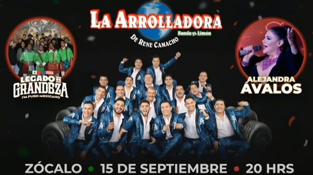 Claudia Sheinbaum confirma la presentación de La Arrolladora Banda el Limón para la celebración del Grito de Independencia | Captura de video