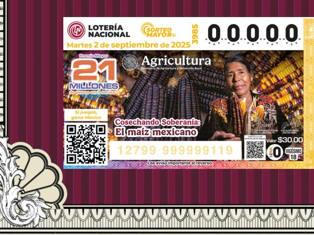 Este martes 2 de septiembre se dan a conocer los números ganadores