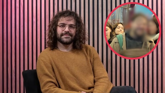 Tras las críticas por su look, Peter Lanzani sorprendió a la salida del teatro.