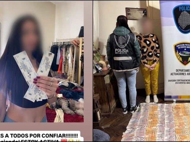 Las imágenes de la captura y el perfil en redes de "The armenian girl", la llamada reina de la reventa, detenida por la Policía de la Ciudad.