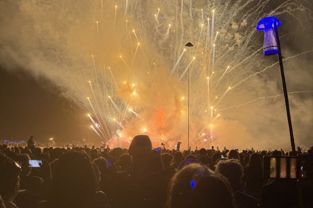 Burning Man on Aug. 30, 2025. 