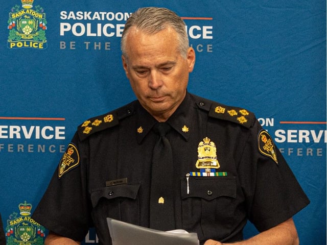 Saskatoon police Chief Cam McBride